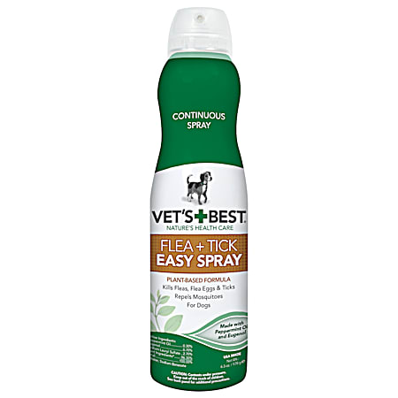Vet's Best 6.3 oz Flea + Tick Home & Go Easy Spray for Dogs