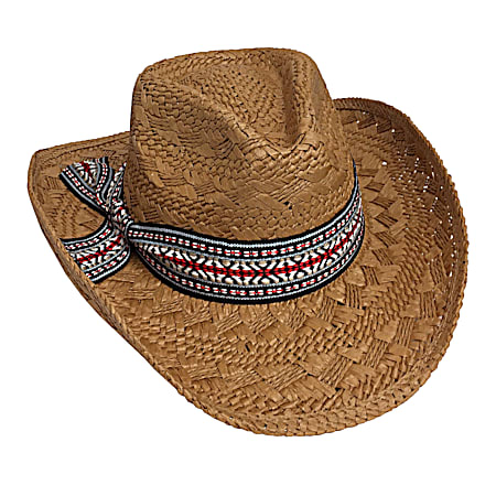 Adult Carmen Western Natural Straw Hat