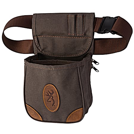 Browning Flint Lona Canvas Leather Shell Pouch