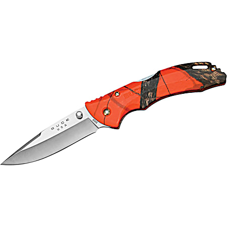 285 Bantam BLW Mossy Oak Blaze Orange Camo Folding Pocket Knife