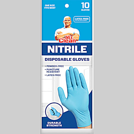 Disposable Nitrile Gloves - 10 Ct.