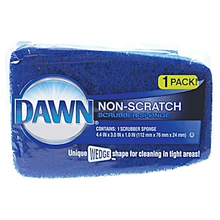 Dawn Blue Non-Scratch Scrubber Sponge - 1 pk