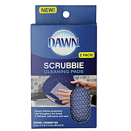 Blue Scrubbie Cleaning Pads - 2 pk