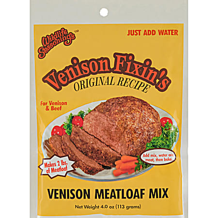 Venison Fixin's 3 oz Original Recipe Venison Meatloaf Mix