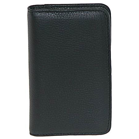 Ladies' Black Pik-Me-Up Hudson Snap Card Case