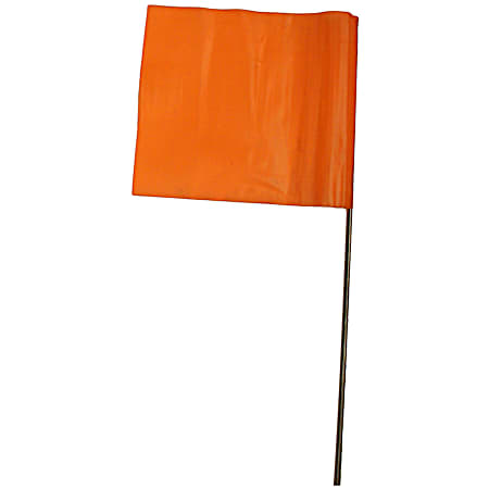 15 In. Glo Orange Marking Flags