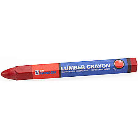 C.H. Hanson Red Lumber Crayon