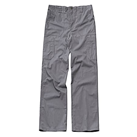 Men's Pewter Multi-Cargo Pocket Scrub Pants