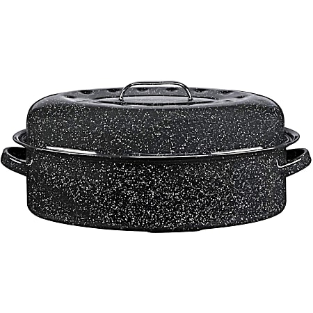 15 In. Covered Oval Roaster