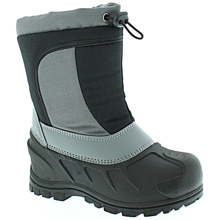 Kids' Black/Grey Cerebus Winter Boots