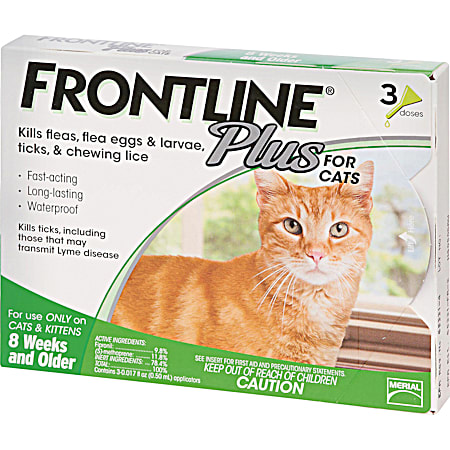 Frontline Plus Cats and Kittens Flea & Tick Control