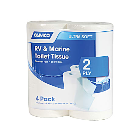 RV 4 Pk. 2-Ply Toilet Tissue