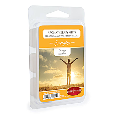 Energize 2.5 oz Orange Aromatherapy Wax Melts
