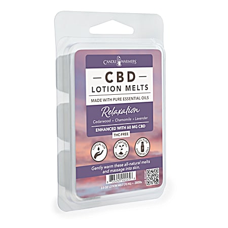 2.5 oz CBD Lotion Purple Relaxation Wax Melts