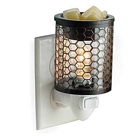 Brown Chicken Wire Pluggable Fragrance Warmer
