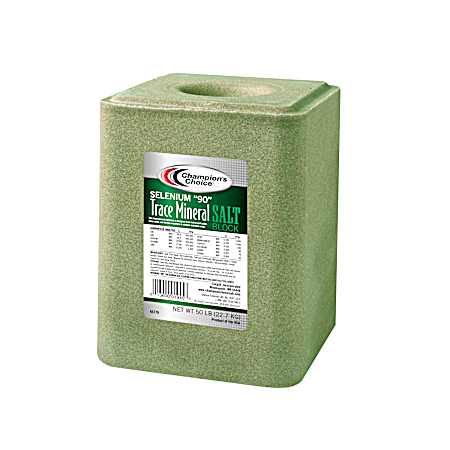 50 lb Selenium 90 Trace Mineral Salt Block