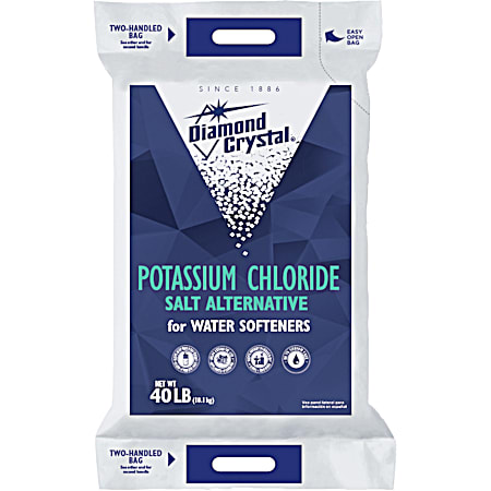 40 lb Salt Alternative Potassium Chloride Water Softener Crystals