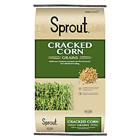 Sprout 50 lb Cracked Corn
