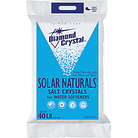 Solar Naturals Water Softening Salt Crystals 40 lbs