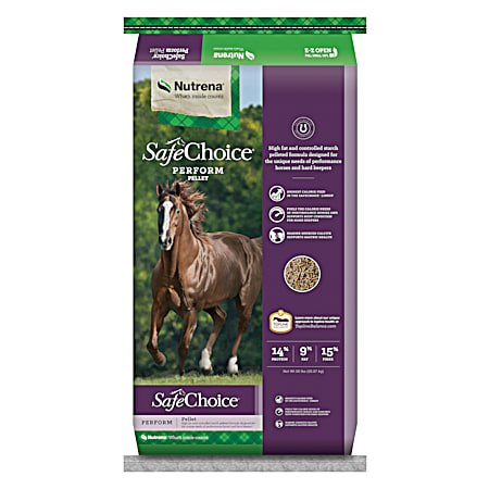 SafeChoice Perform Pelleted Horse Feed