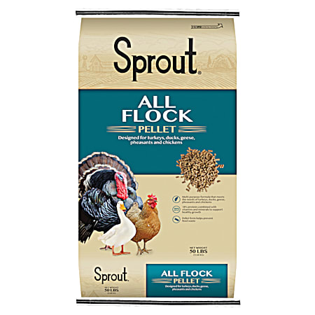 Sprout 50 lb All Flock Feed