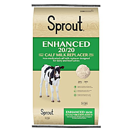 Sprout 25 lb Enhanced 20/20 Calf Milk Replacer