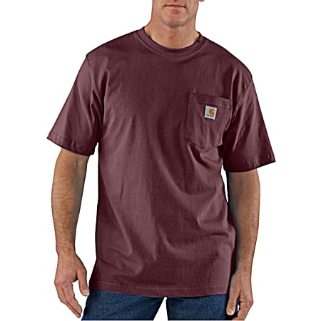 Men's Big & Tall Port Workwear Crew Neck Short Sleeve Pocket T-Shirt