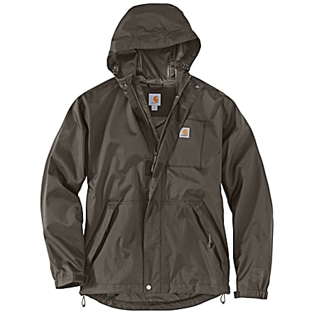 Men's Dry Harbor Tarmac Lightweight Hooded Full Zip Rain Jacket