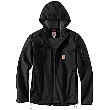 Men's Black Rough Cut Hooded Jacket by Carhartt at Fleet Farm