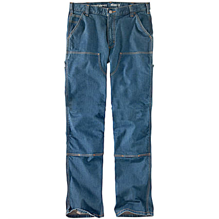 Men's Rugged Flex Tahoe Relaxed Fit Double-Front Utility Jeans