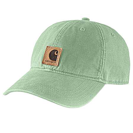 Adult Odessa Soft Green Canvas Cap