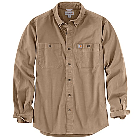 Men's Rugged Flex Button Front Long Sleeve Shirt