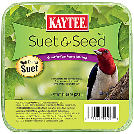 11.75 oz Suet & Seed Cake