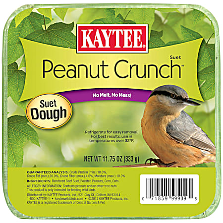 Kaytee 11.75 Oz. Peanut Crunch Suet Dough
