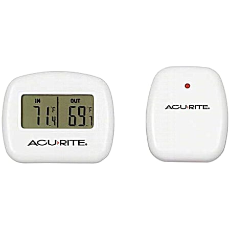 Wireless Thermometer w/ Remote Sensor