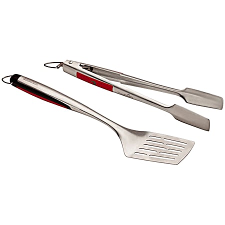 Comfort Grip Stainless Steel Grill Tool Set - 2 Pc