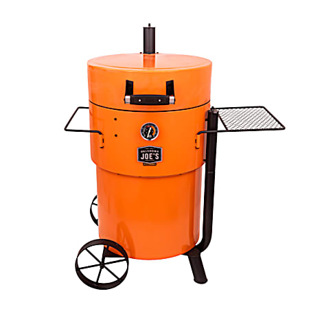 Orange Bronco Pro Drum Smoker