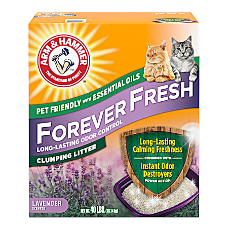 Forever Fresh Lavender Scented Clumping Cat Litter