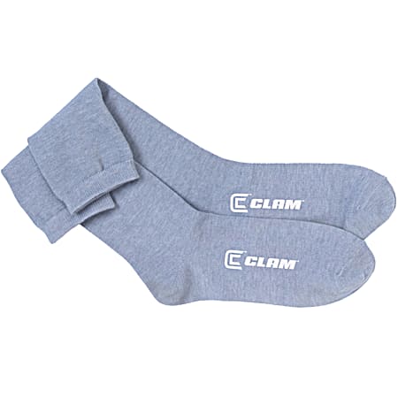 Adult Gray Thermolite Liner Socks