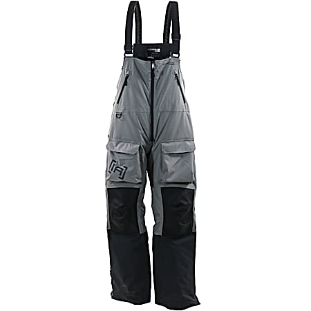 Adult EdgeX Black/Charcoal Insulated Extreme Weather Bibs