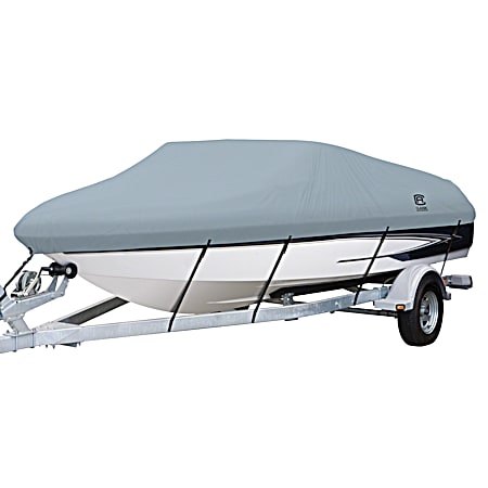 Weathertight Gray Waterproof Ratcheting Boat Cover
