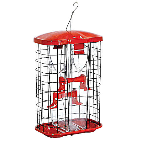 Jumbo Squirrel-Resistant Hopper Bird Feeder