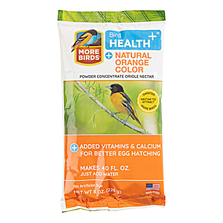 Bird Health+ Natural Orange Oriole Powder Nectar Concentrate
