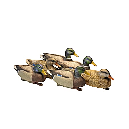 Floating Life-Size Mallard Duck Decoys - 12 Pk