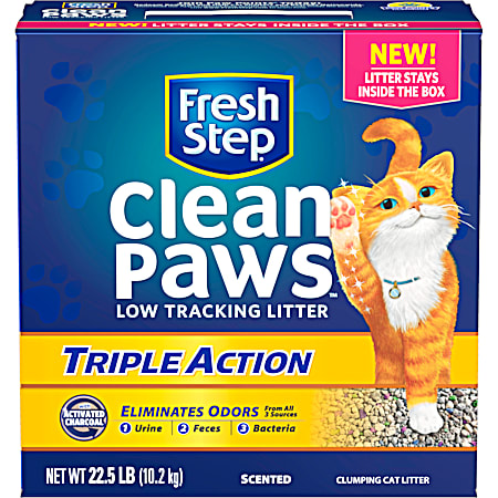 Clean Paws Multi-Cat Febreze Scented Clumping Granular Cat Litter