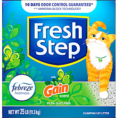 Gain Scented Clumping Cat Litter w/ Febreze Freshness