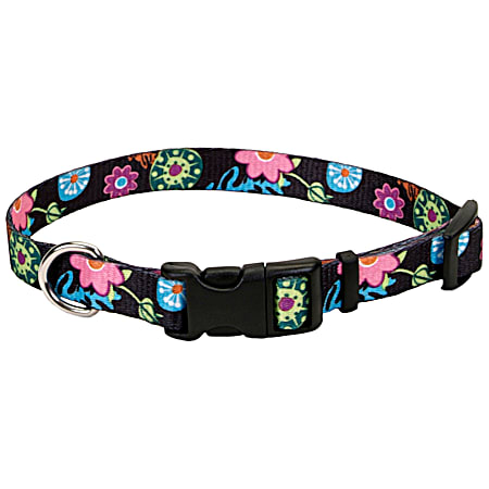 Wild Flower Adjustable Pet Collar