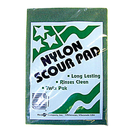 Green Scour Pad - 2 Pk