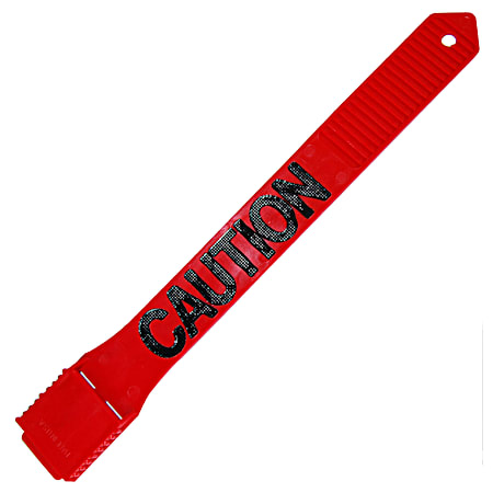 Coburn Caution Red Leg Band