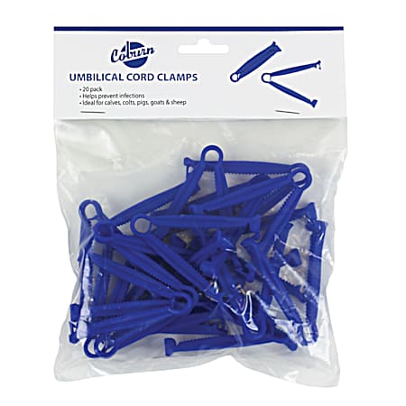 Coburn Blue Umbilical Cord Clamps
